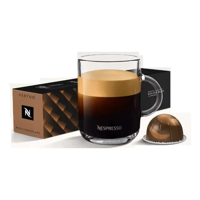 10 Cápsulas De Cafe Nespresso Vertuo Rich Chocolate