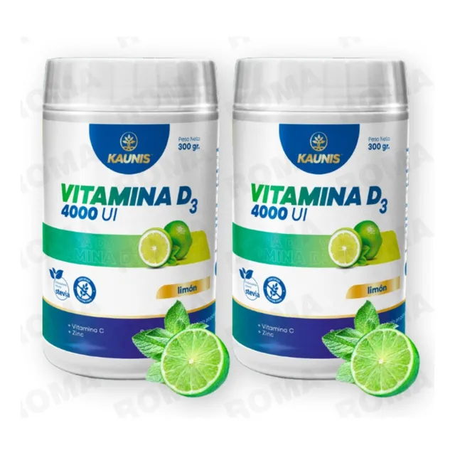 Pack 2 Vitamina D3 En Polvo 600g Kauinis