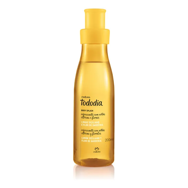 Body splash limón siciliano y flor de gardenia Natura Tododia de 200ml