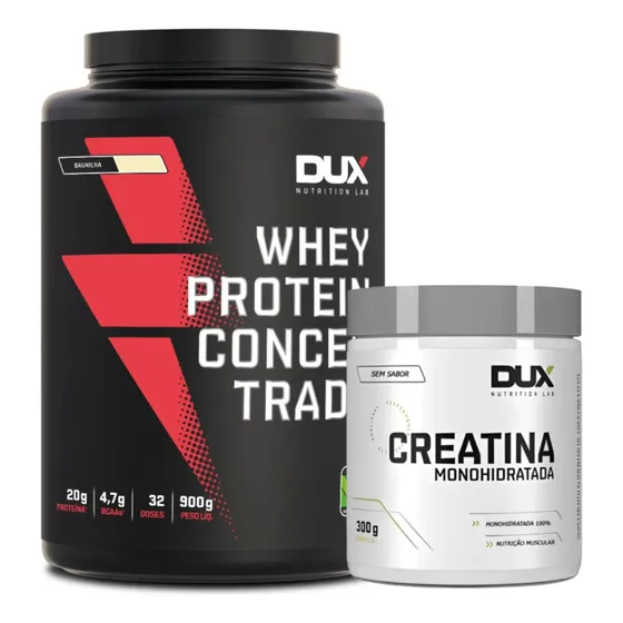 Creatina Whey Protein Combo Para Idosos Zero Glúten Açúcar