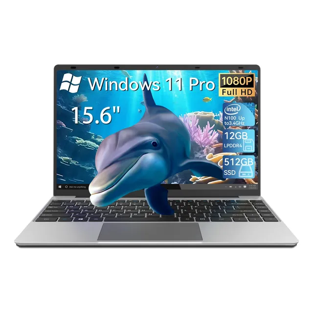 Laptop Gezoon D-1520 15.6'' Intel N1000 12gb 512gb -plateado