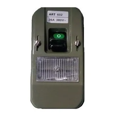 Interruptor Switch 602 Fusible Bipolar Tipo Ticino 2x26 Amp