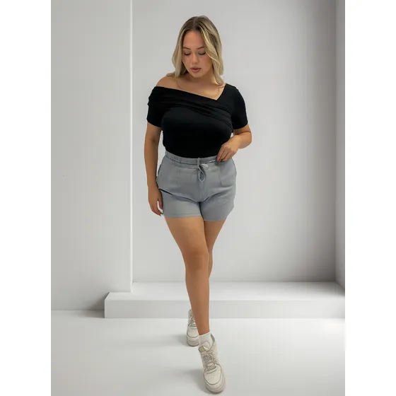 Short De Lino Liso Dama T-especial Neuman