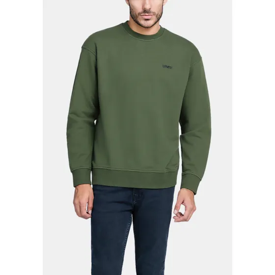 Polerón Hombre Color Entero Verde Levis A1572-0009