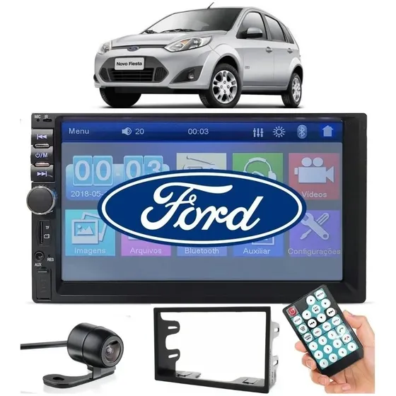 Central Multimidia Ford Fiesta 2006 2007 2008 2009 2010 Mp5