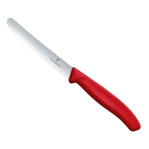 Cuchillo Victorinox Swiss Classic Para Verduras Color Rojo