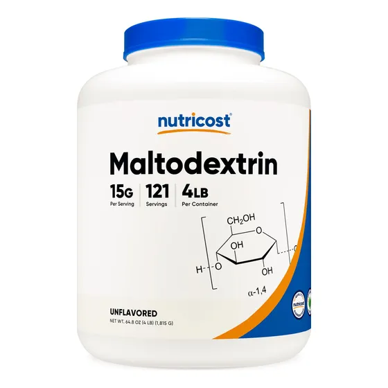 Maltodextrina En Polvo Nutricost 1,8 Kg Sin Gluten, Sin Ogm