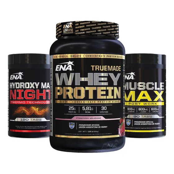 Combo Tonificar Ena Proteína + Quemador + Recuperador P