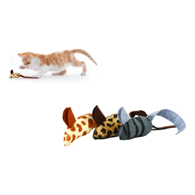Ratones De Juguete Para Mascota Perro O Gato - Pack X3