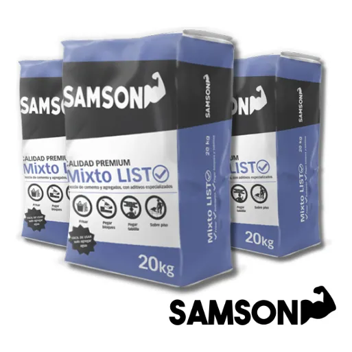 Saco Mixtolisto (20kg) Para Pegar Bloques Samson