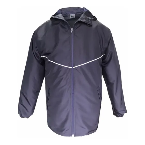 Campera Rompeviento Impermeable Capucha Reflectivo