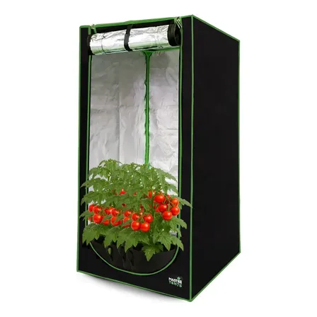 Barraca De Cultivo Tenda Estufa 120x120x200 - A Melhor Pro Grow Cor Preto