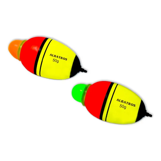Boya De Flote Con Luz A Pila Nocturna 50grs Albatros
