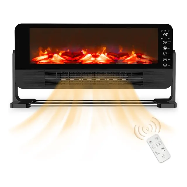 Calefactor de chimenea y suelo calentador electrico 2000w Xi.cai HY-20 127v Calentador eléctrico montado en la pared