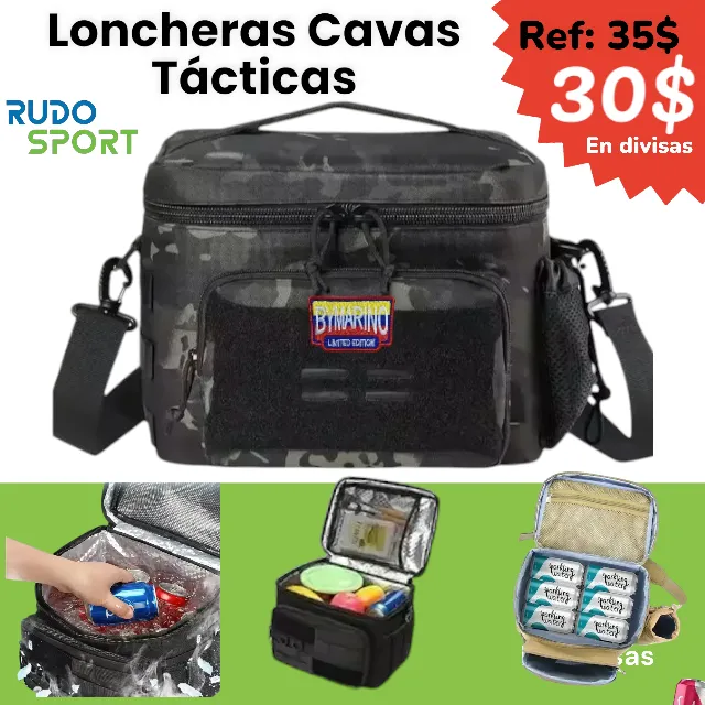 Lonchera Bymarino Cava Bolso Térmico Táctico 12 A 16 Latas