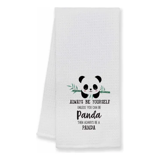 Toalla Cocina Paño Lindo Panda Para Dormir Secado Absorbente