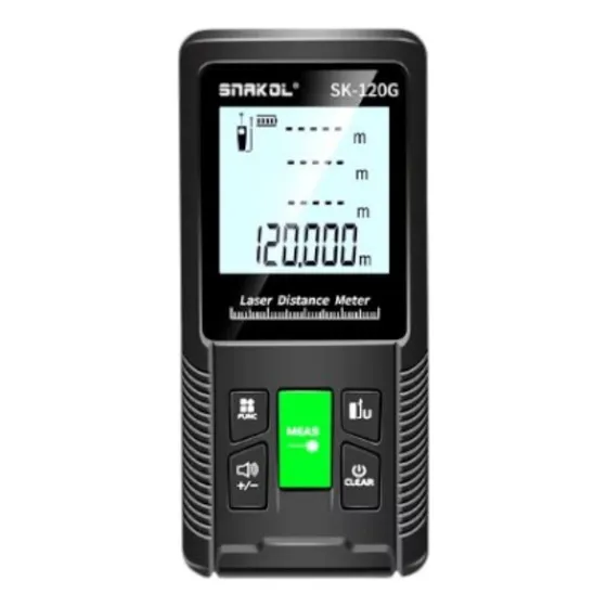 Telemetro Wincha Laser Verde-medidor De Distancia 120m