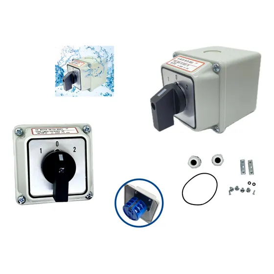 Selector 3 Posiciones 1-0-2 A Prueba De Agua 63 Amp Sellado