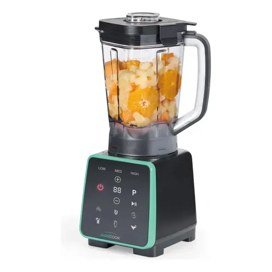 Licuadora Digital 1.8 Litros + 2 Vasos Viaje 1400w Jade Cook Negro