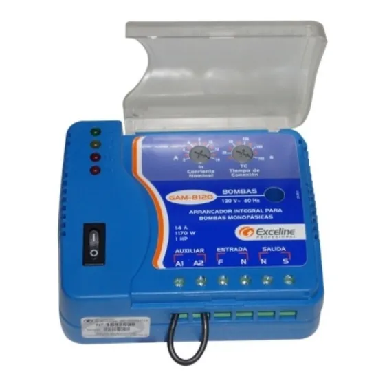 Controlador Arrancador Integral Para Bombas 14a 1hp 120v