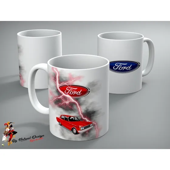 Taza De Ceramica Ford Falcon 01