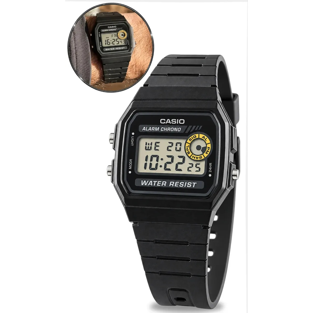 Relógio Casio Digital F-94WA-8DG Masculino