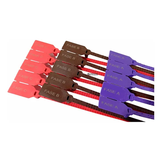 Precintos De Seguridad X 30und Cs 300 Codensa Mt Color Marrón