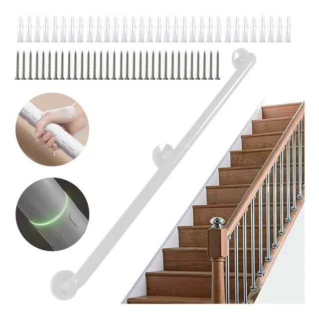 Barandales Para Terrazas1.5m Pasamanos Para Escaleras Blanco