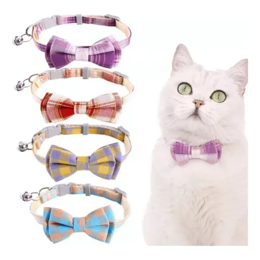 Accesorios Mascotas Collar Mascota Para Perros Collar Gatox4