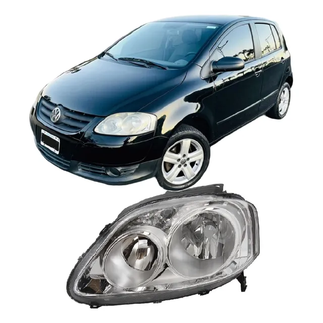 Optica Vw Fox 2004 2005 2006 2007 2008 2009 Doble Parabola