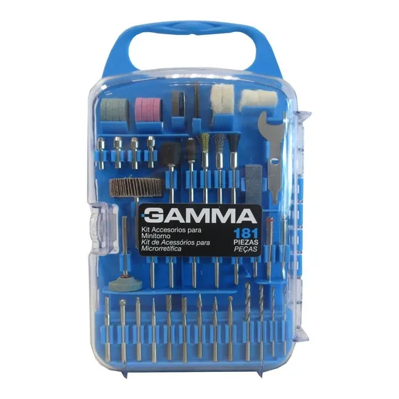 Kit Juego Accesorios Mini Torno Gamma 181 Piezas Minitorno 