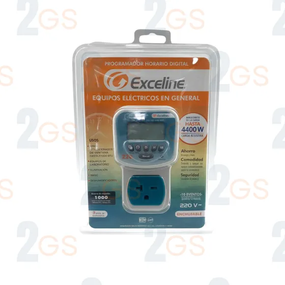 Programador De Horario Digital Gtc-e220 Exceline