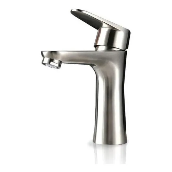 Griferia Para Lavamano Llave Monomando Agua Fria Y Calinte 