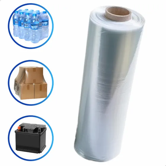 Copas Indústria Plástico Filme Duplo Polietileno Termo Encolhivel 50m 40cm 140 micras