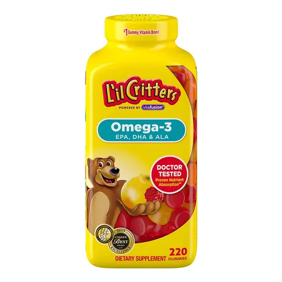 Lil Critters Omega 3 Para Niños 220  Gomitas Tienda 