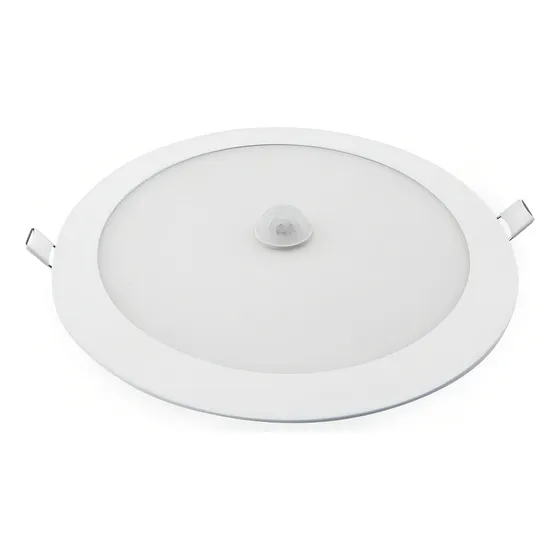 Plafon Led 9w C/ Sensor De Movimiento Luz Blanca Color Blanco