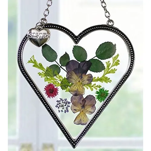 Banberry Diseños De La Hermana Suncatcher - El Corazón De Cr