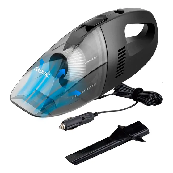 Aspiradora De Mano Portátil Gadnic 12v 80w Cable 3m Negra