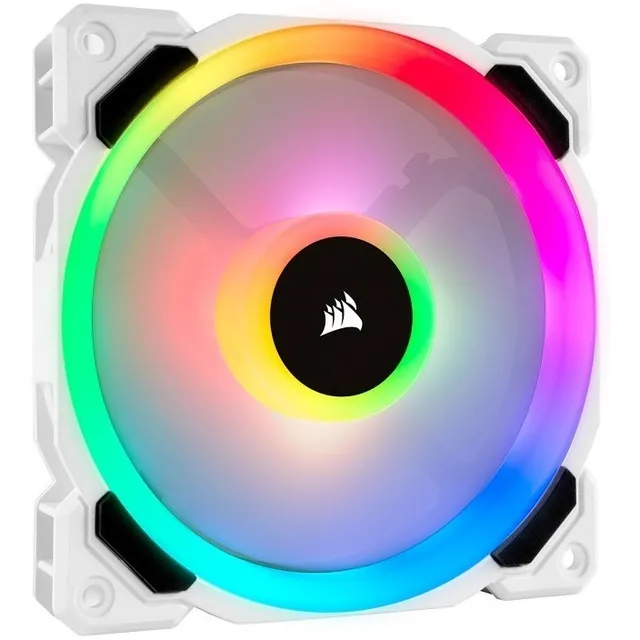 Ventilador Corsair Ll120 120mm Led Rgb Doble Halo Pwm Blanco