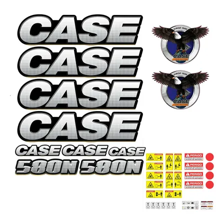 Kit Adesivo Completo Retroescavadeira 580n Decal-vic