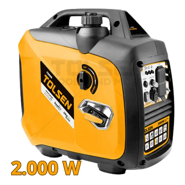 Generador Elecrico Silencioso 2000w, 80cc, Tolsen