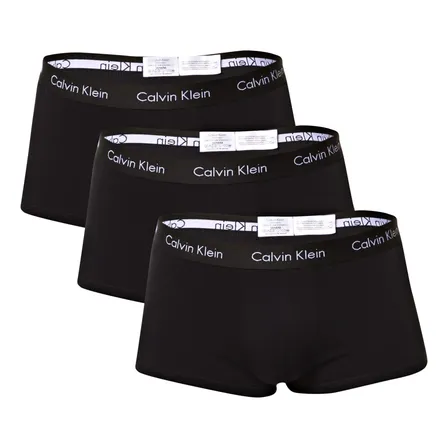 Kit 3 Cuecas Low Rise Trunk Calvin Klein Preto Xl