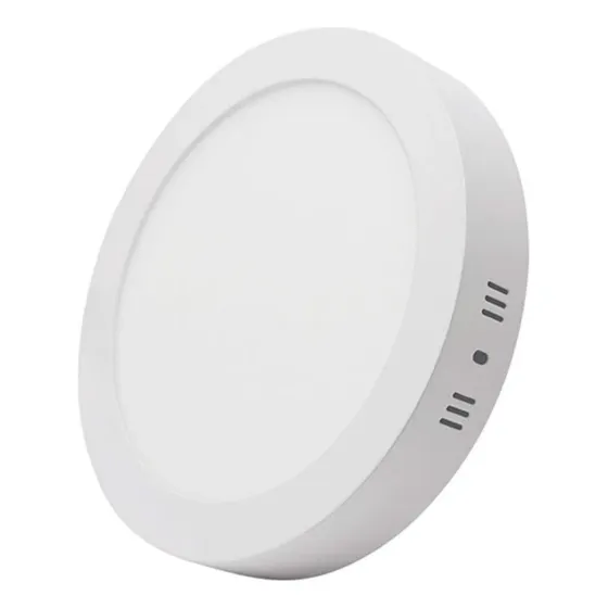 Pack 3 Foco Panel Led Circular Sobrepuesto 24w 