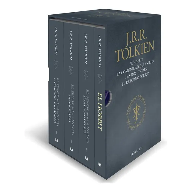 Estuche Tolkien (el Hobbit + El Señor De Los Anillos), De Tolkien, J. R. R.., Vol. 1. Editorial Minotauro, Tapa Blanda En Spa, 2024