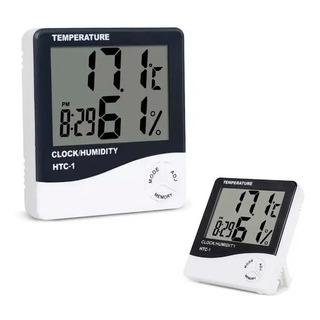 Termo-higrômetro Digital Medidor Umidade Temperatura Relógio Termo-higrômetro Digital Medidor Umidade Temperatura Relógio