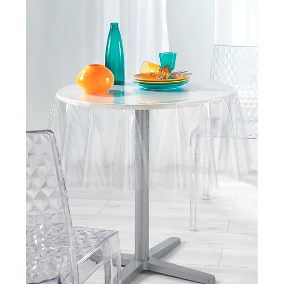 Mantel Protector Transparente Redondo 150 De Diametro Mantel Cristal Redondo