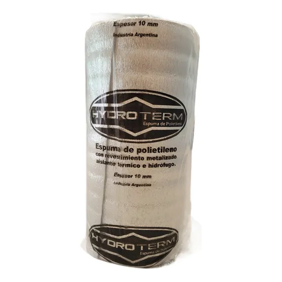 Aislante Termico Espuma 10 Mm X 20mts Aluminizada