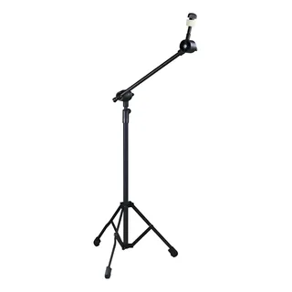 Estante Girafa Prato Bateria Ask B12g Aço Preto Ajustável Antiderrapante