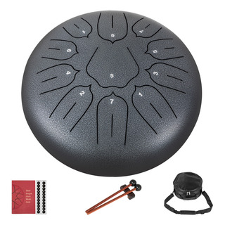 Vevor Tambor De Lengua De Cobre 11 Notas 10´handpan Musica Color Plateado Vevor Tambor De Lengua De Cobre 11 Notas 10´handpan Musica Color Plateado