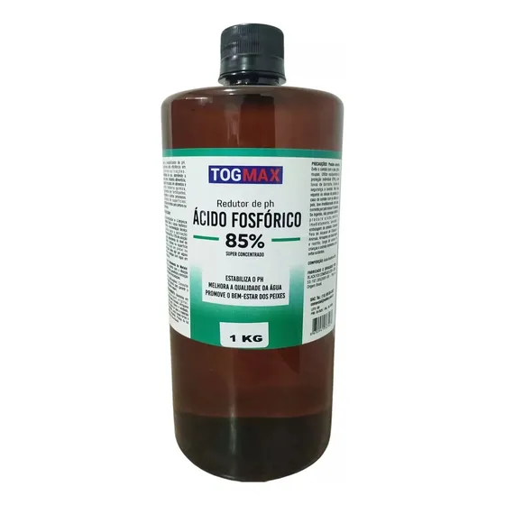 Redutor Ph Para Hidroponia 1kg Ácido Fosfórico 85% Togmax